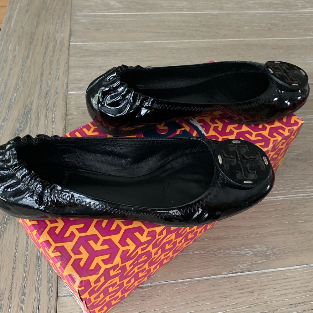 Patent Leather Tory Burch Flats